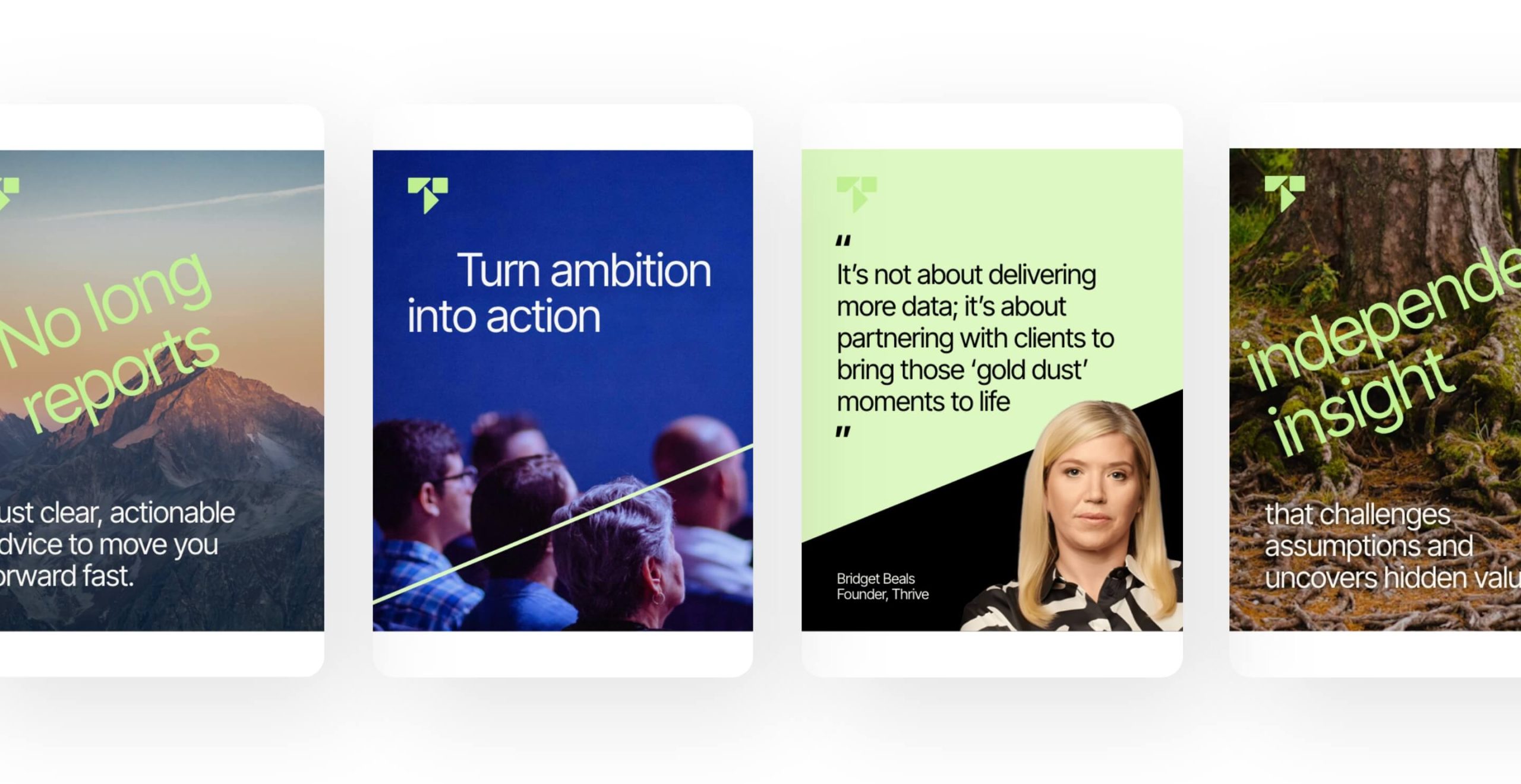 Thrive social media template system